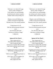 caraga state university hymn lyrics .